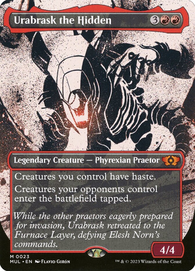 Urabrask the Hidden 23 (March of the Machine: Multiverse Legends)  - Borderless