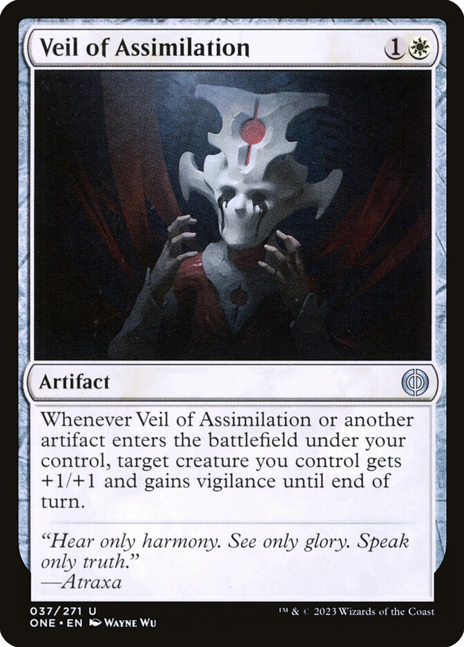 Veil of Assimilation 37 (Phyrexia: All Will Be One)  - Foil
