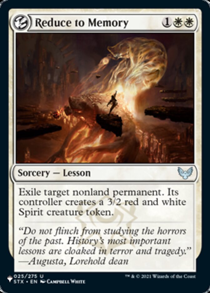 Reduce to Memory STX-25/5075 (The List Reprints) 