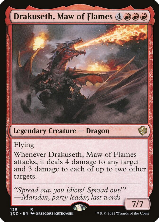 Drakuseth, Maw of Flames 138/352 (Starter Commander Decks) 