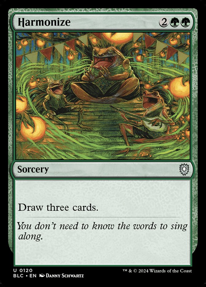 Harmonize 120 (Commander: Bloomburrow) 