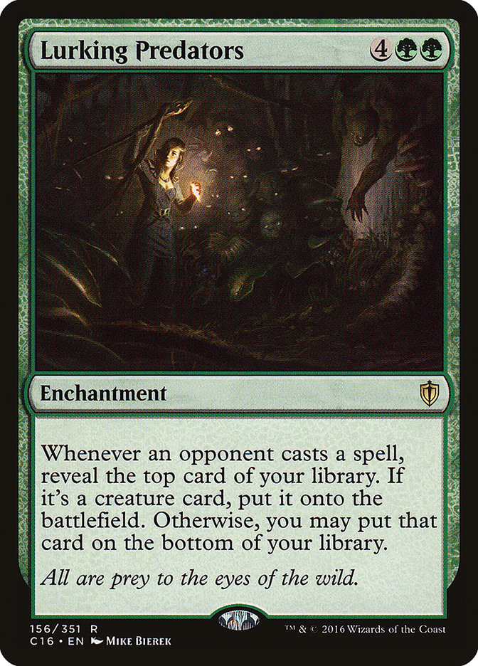 Lurking Predators 156/351 (Commander 2016) 