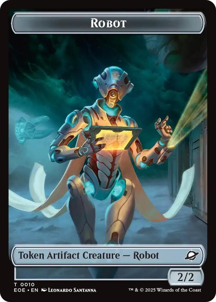 Robot Lander Double Sided Token 10 // 4 (Edge of Eternities) 