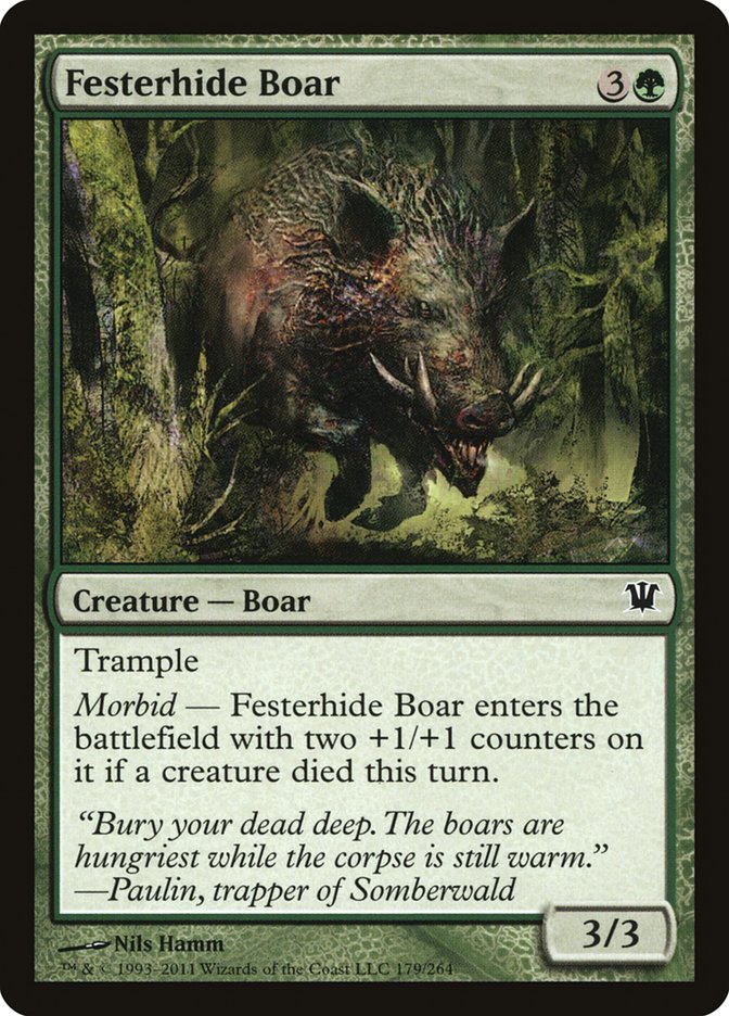 Festerhide Boar 179/264 (Innistrad) 