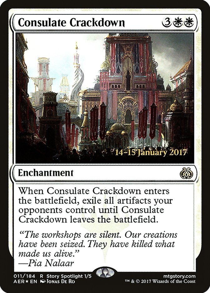 Consulate Crackdown 11 (Prerelease Cards)  - Foil