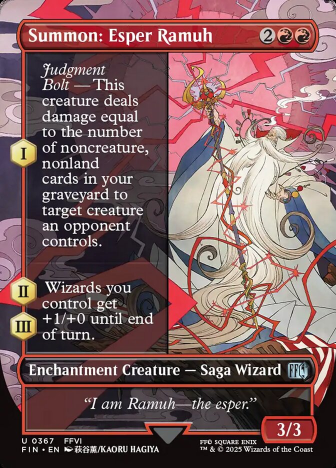 Summon: Esper Ramuh 367/309 (FINAL FANTASY)  - Borderless