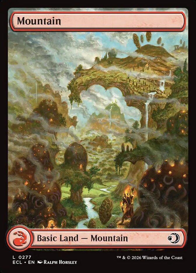 Mountain 277 (Lorwyn Eclipsed)  - Full Art Foil