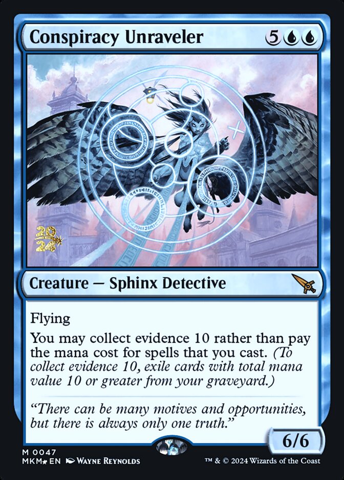 Conspiracy Unraveler 47 (Prerelease Cards)  - Foil