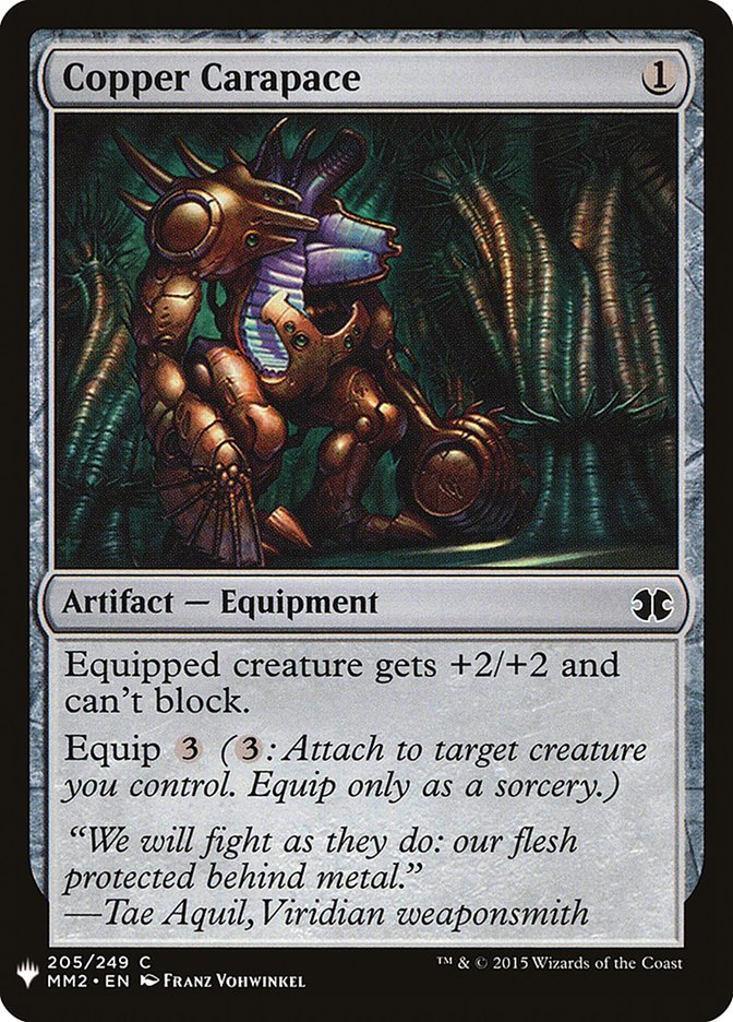 Copper Carapace 205 (The List Reprints) 