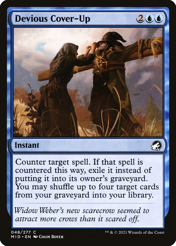 Devious Cover-Up 48/277 (Innistrad: Midnight Hunt) 