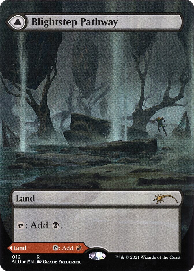 Blightstep Pathway // Searstep Pathway 12 (Secret Lair Series)  - Borderless Foil