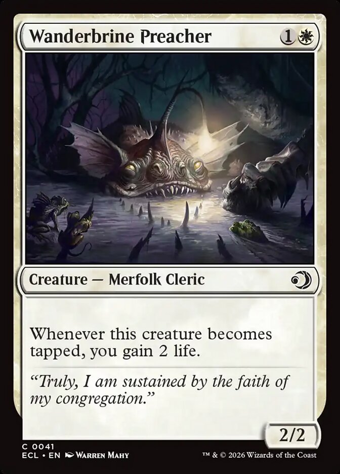 Wanderbrine Preacher 41/273 (Lorwyn Eclipsed)  - Foil