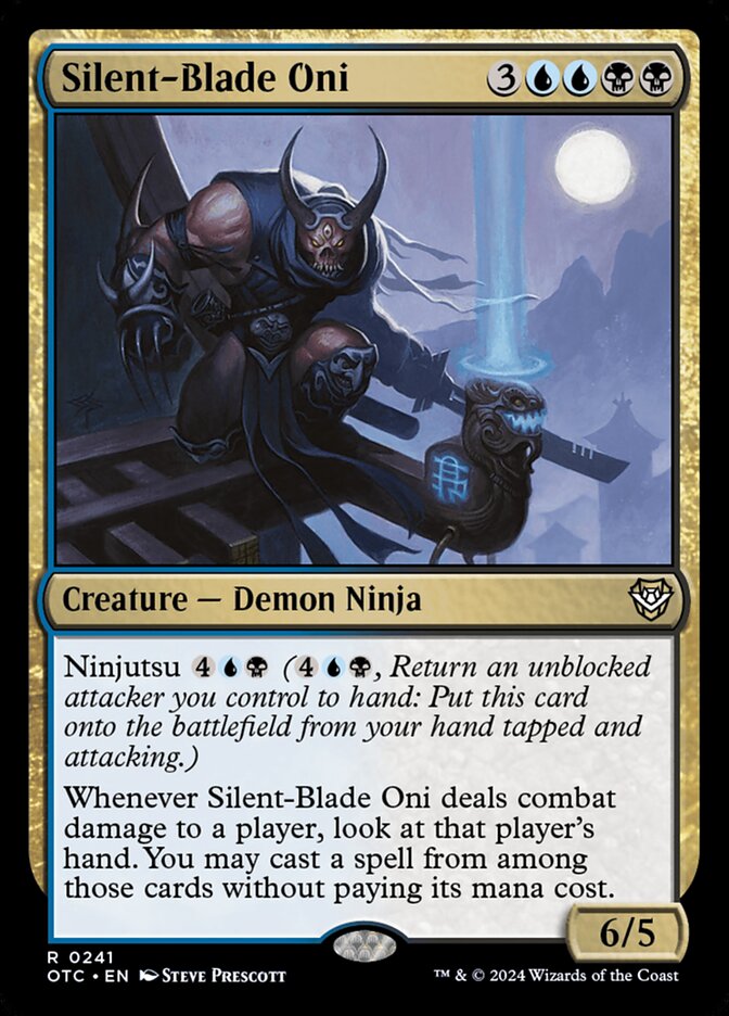 Silent-Blade Oni 241 (Commander: Outlaws of Thunder Junction) 