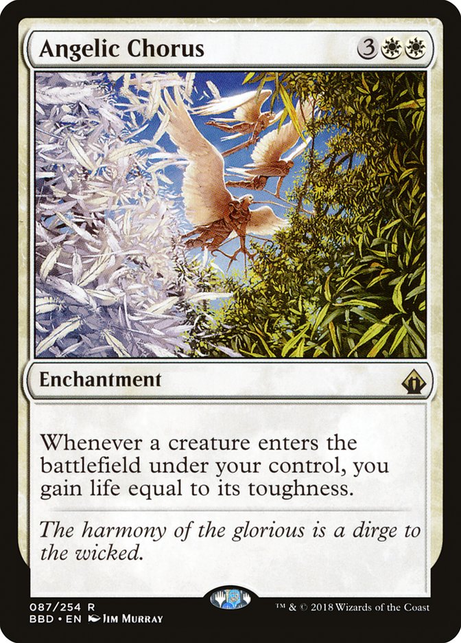 Angelic Chorus 87/254 (Battlebond)  - Foil