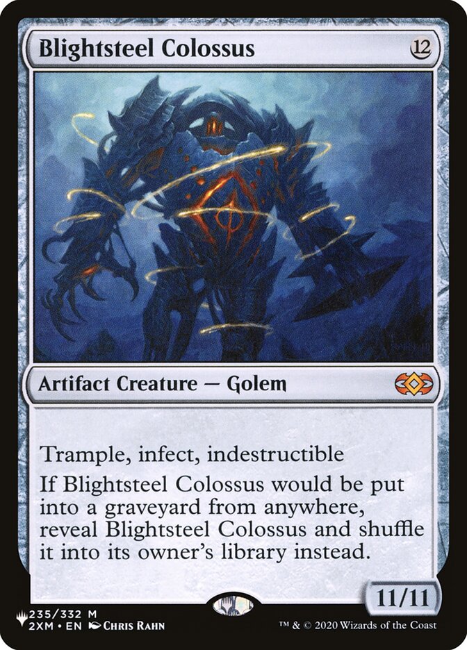 Blightsteel Colossus 2XM-235/5075 (The List Reprints) 