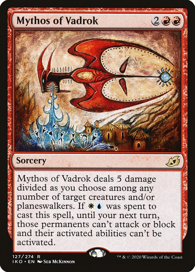 Mythos of Vadrok 127 (Ikoria: Lair of Behemoths)  - Foil