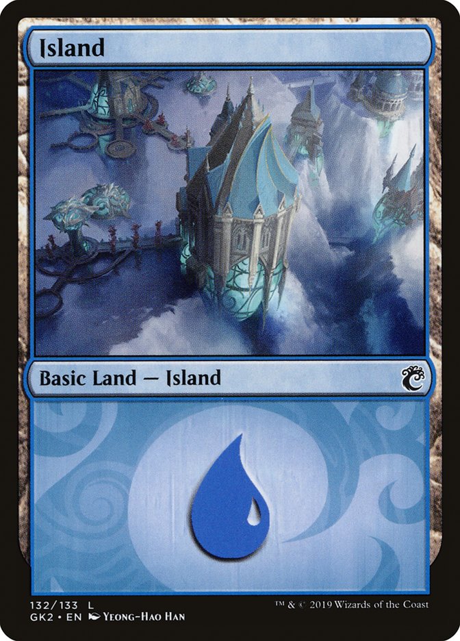 Island 132/133 (Ravnica Allegiance: Guild Kits) 