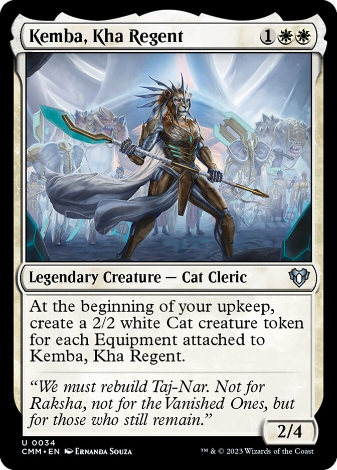 Kemba, Kha Regent 34 (Commander Masters) 