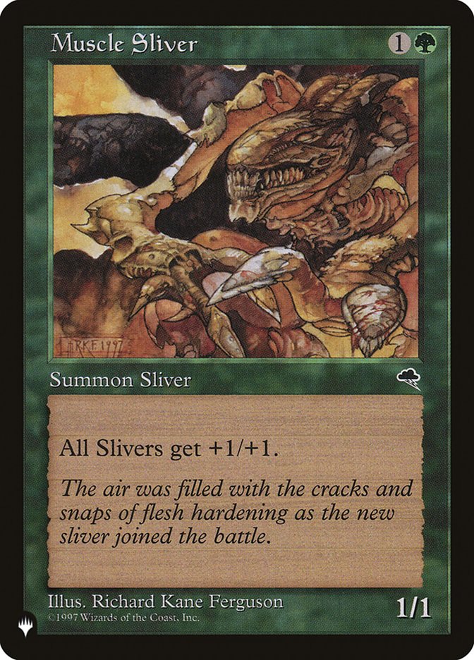 Muscle Sliver TMP-238/5075 (The List Reprints) 