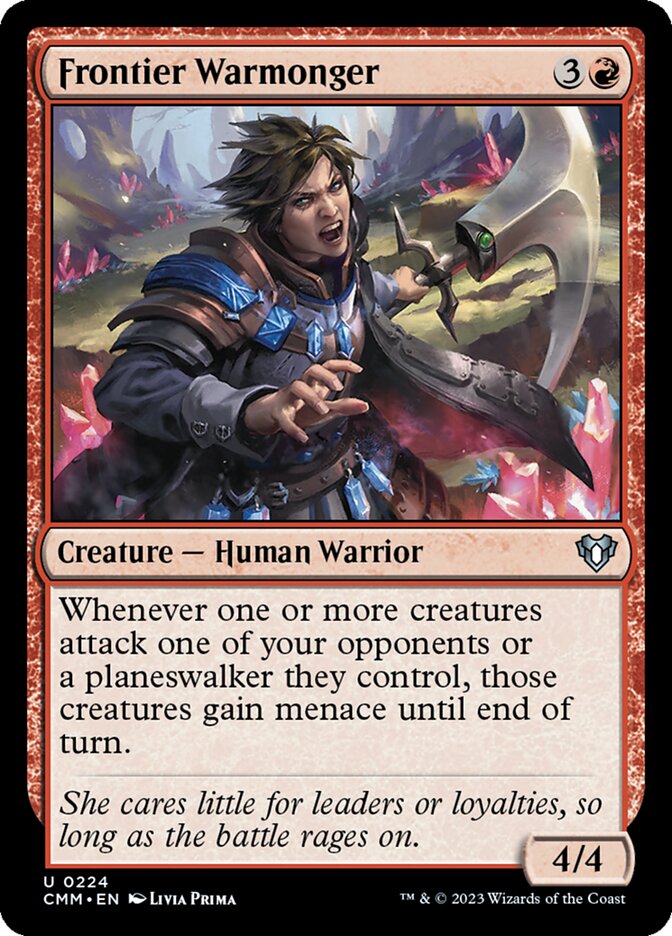 Frontier Warmonger 224/451 (Commander Masters) 