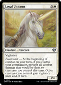 Loyal Unicorn 40/451 (Commander Masters)  - Foil
