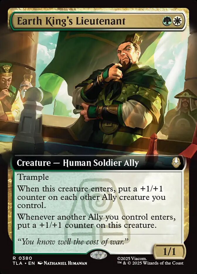 Earth King's Lieutenant  380/286 (Avatar: The Last Airbender)  - Extended Art