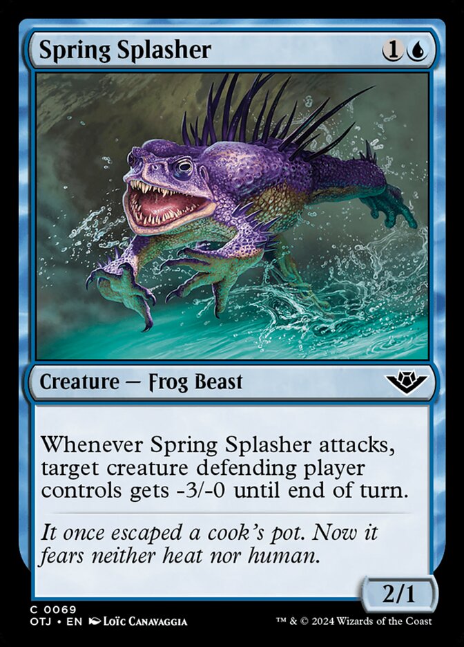 Spring Splasher 69/286 (Outlaws of Thunder Junction)  - Foil