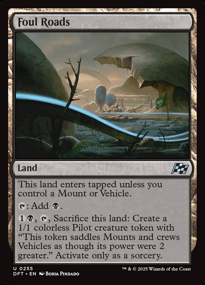 Foul Roads 255/291 (Aetherdrift)  - Foil