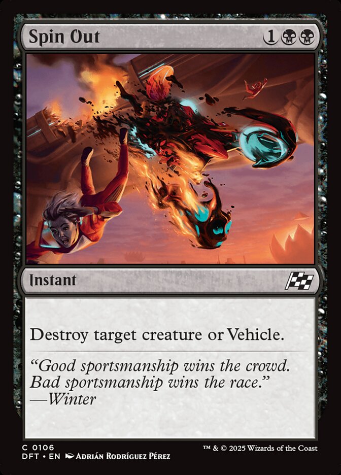 Spin Out 106/291 (Aetherdrift)  - Foil