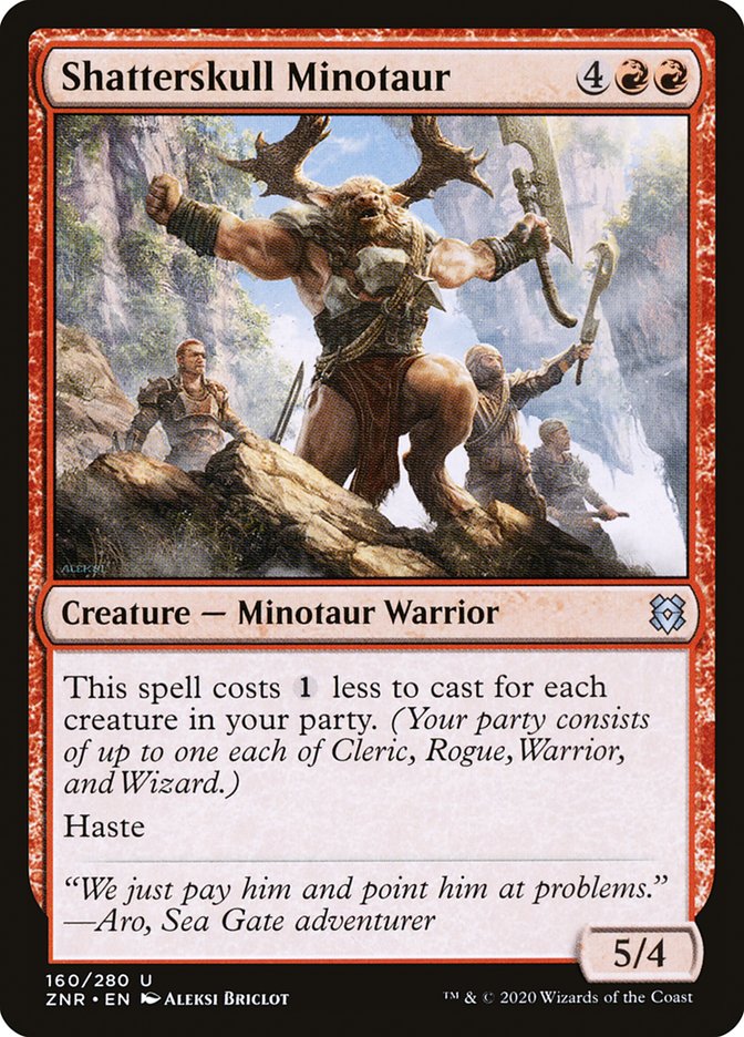 Shatterskull Minotaur 160/280 (Zendikar Rising) 