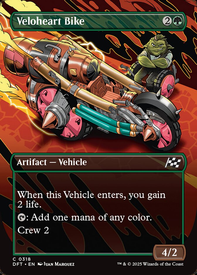 Veloheart Bike 318/291 (Aetherdrift)  - Borderless Foil