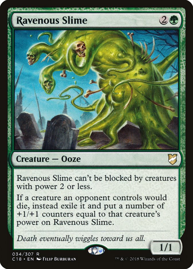 Ravenous Slime 34/307 (Commander 2018) 