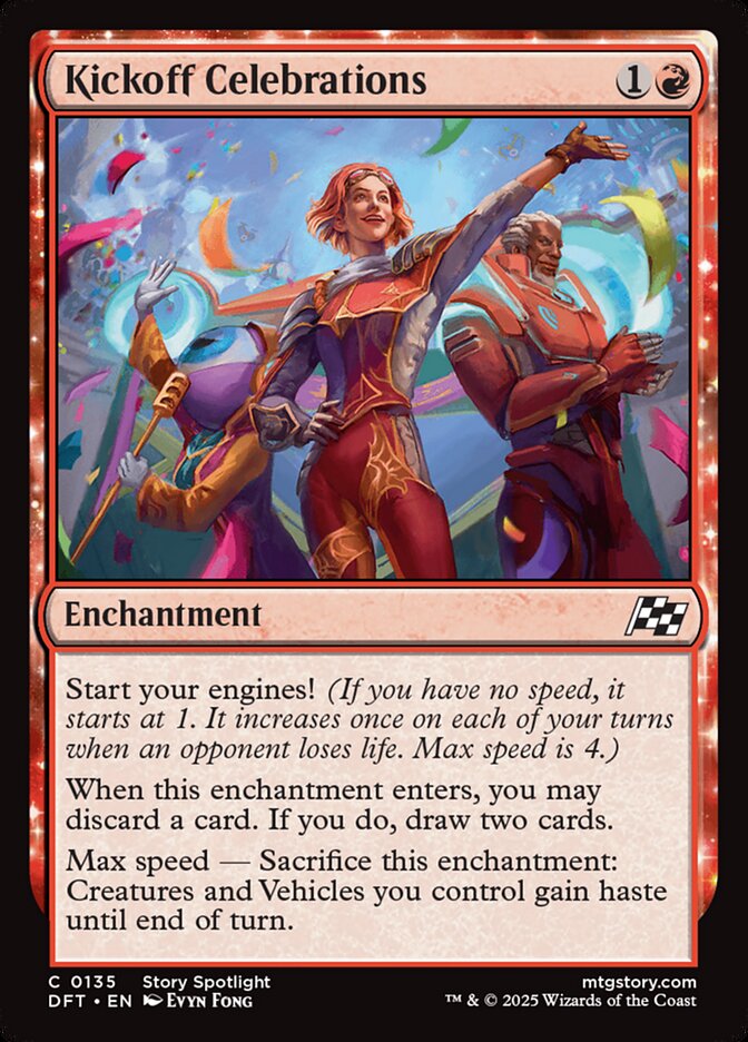 Kickoff Celebrations 135/291 (Aetherdrift)  - Foil