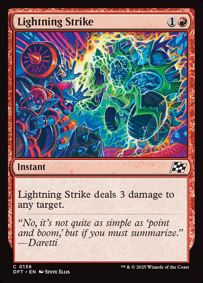 Lightning Strike 136/291 (Aetherdrift)  - Foil