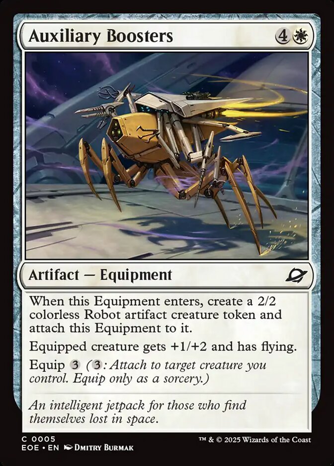 Auxiliary Boosters 5/276 (Edge of Eternities)  - Foil