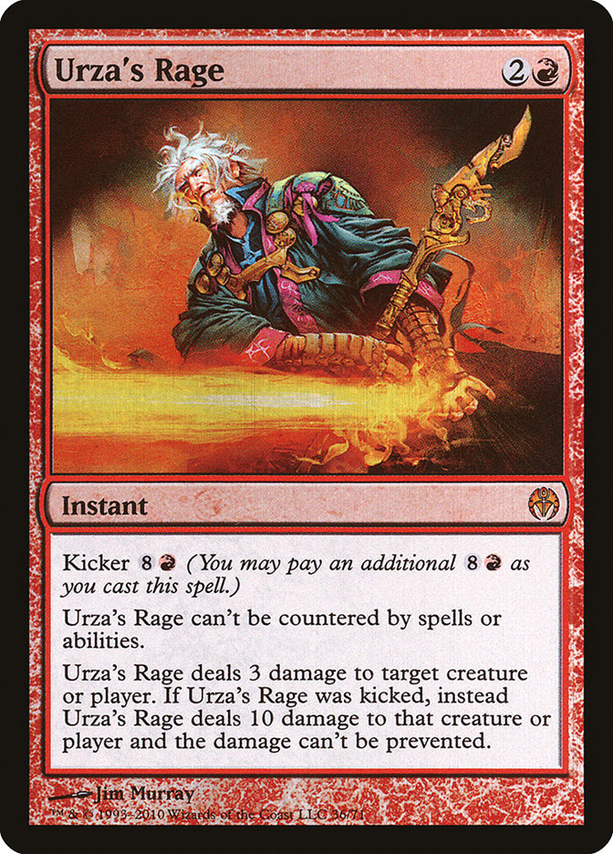 Urza's Rage 36/71 (Duel Decks: Phyrexia vs. the Coalition)  - Foil