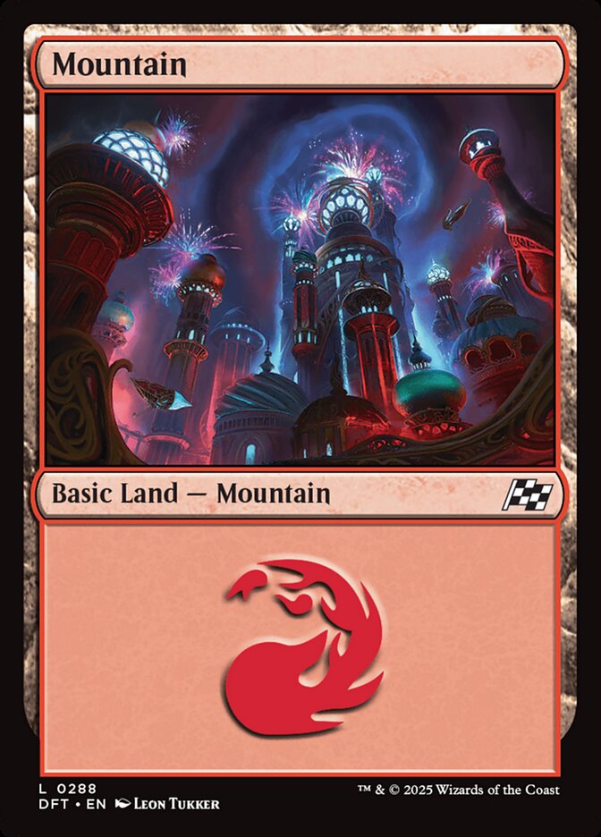 Mountain 288 (Aetherdrift)  - Foil