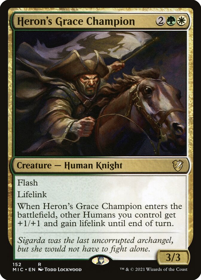 Heron's Grace Champion 152/38 (Commander: Innistrad: Midnight Hunt) 