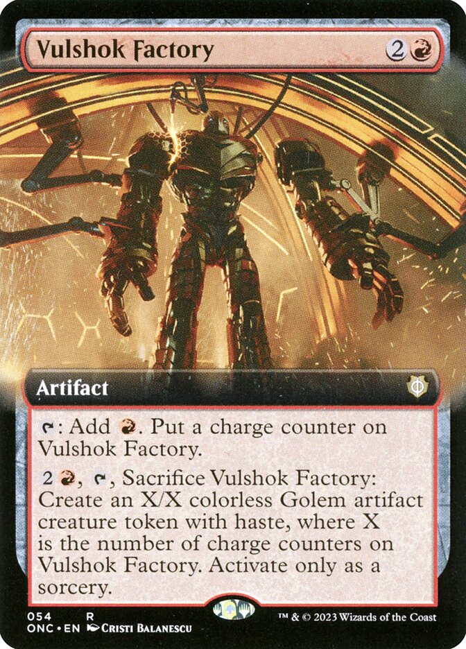 Vulshok Factory 54/28 (Commander: Phyrexia: All Will Be One)  - Extended Art