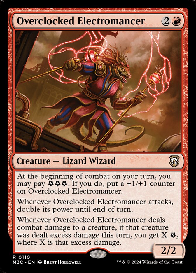 Overclocked Electromancer 110/411 (Commander: Modern Horizons 3) 