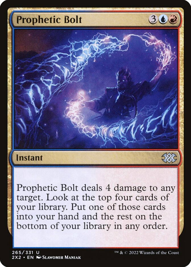 Prophetic Bolt 265/331 (Double Masters 2022)  - Foil