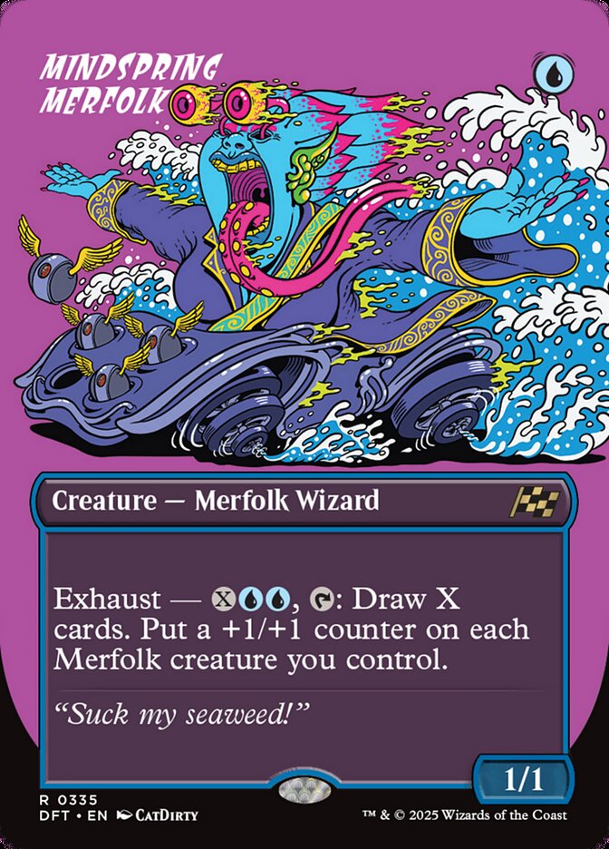 Mindspring Merfolk 335 (Aetherdrift)  - Borderless