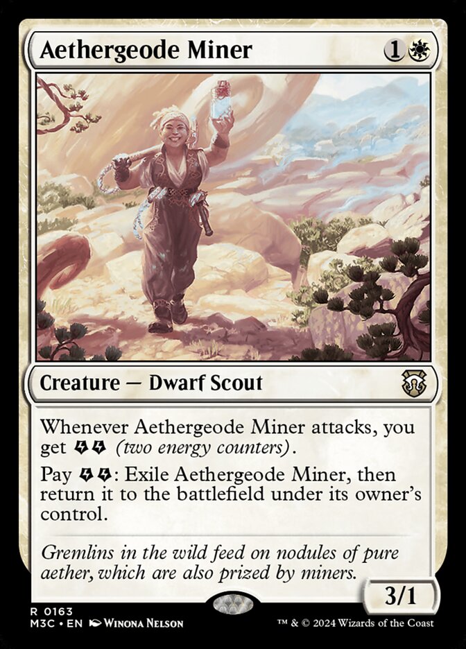 Aethergeode Miner 163/411 (Commander: Modern Horizons 3) 