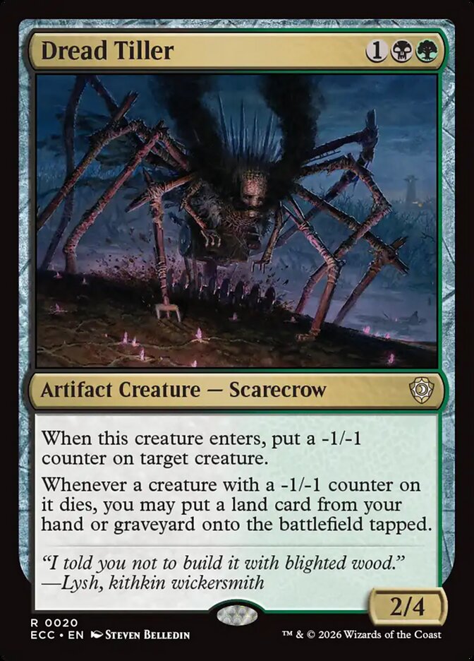 Dread Tiller 20/176 (Commander: Lorwyn Eclipsed) 