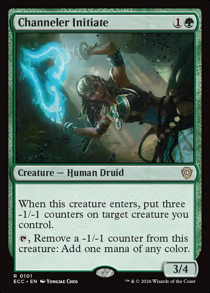 Channeler Initiate 101/176 (Commander: Lorwyn Eclipsed) 