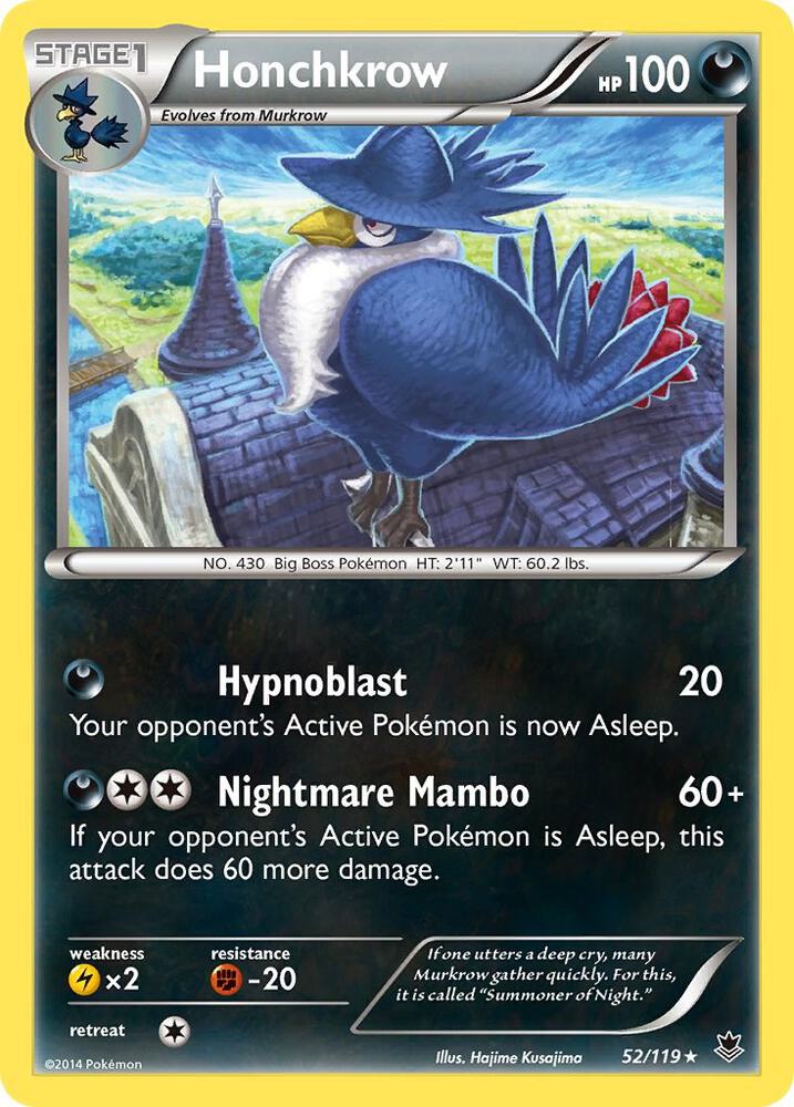 Honchkrow 52/119 (XY - Phantom Forces) 