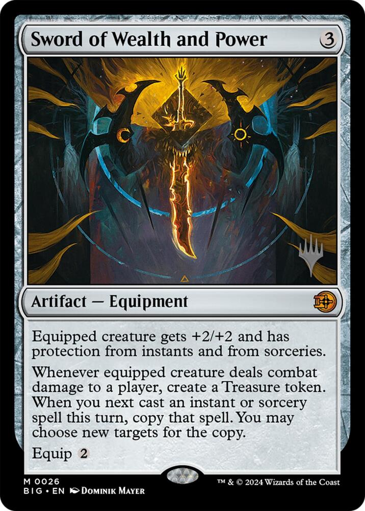 Sword of Wealth and Power 26p/9 (Promo Pack: Lorwyn Eclipsed) 