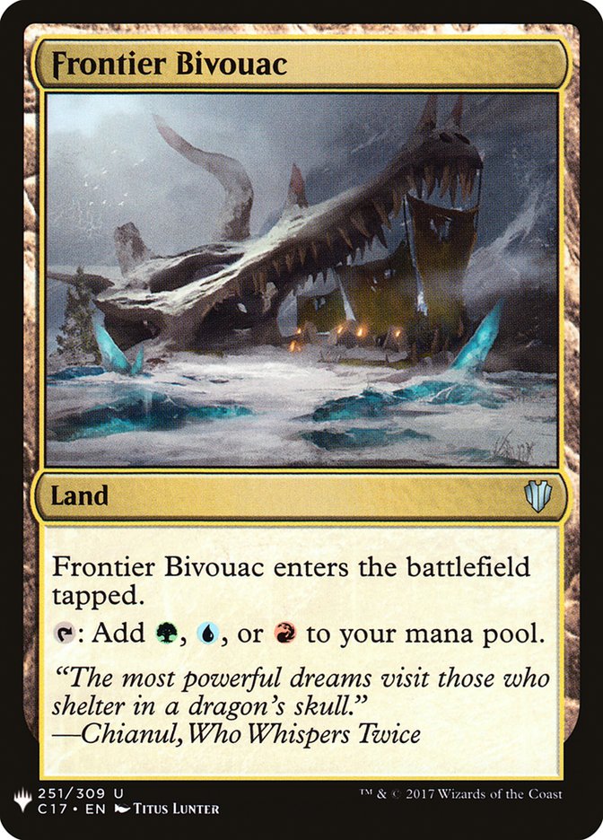 Frontier Bivouac C17-251/5075 (The List Reprints) 