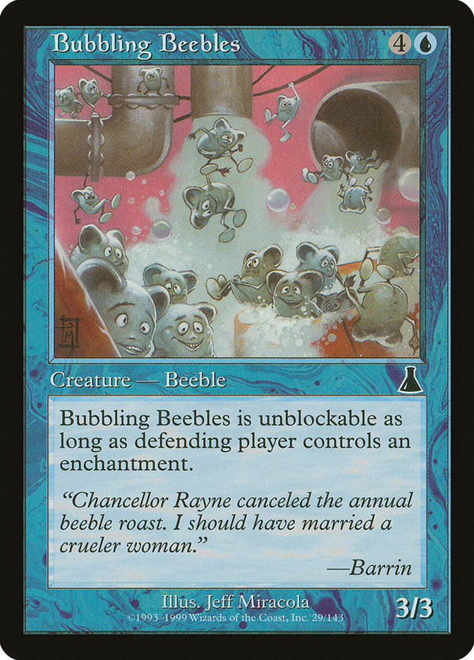 Bubbling Beebles 29/143 (Urza's Destiny) 