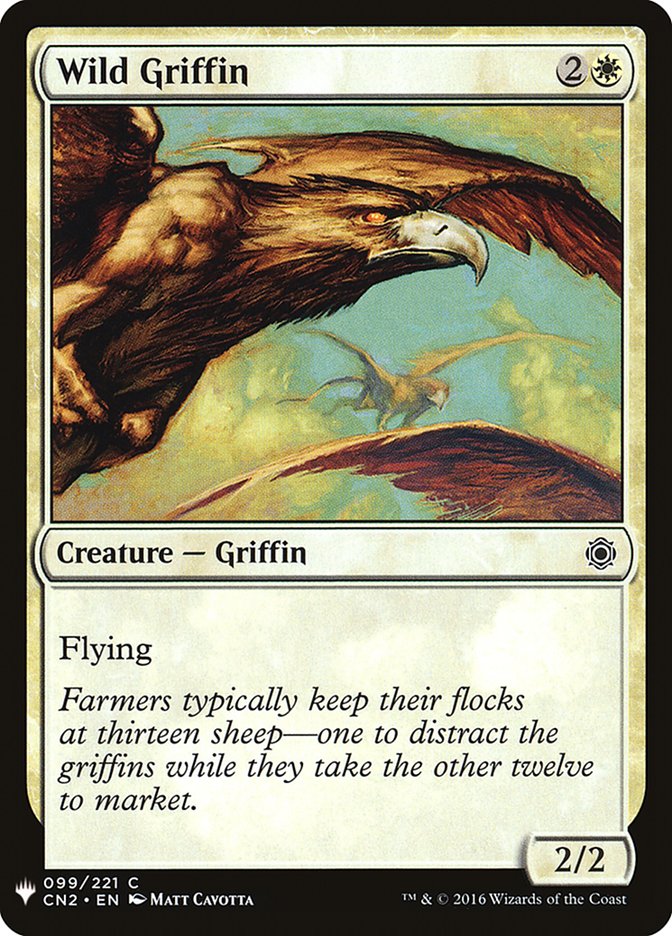 Wild Griffin CN2-99/5075 (The List Reprints) 